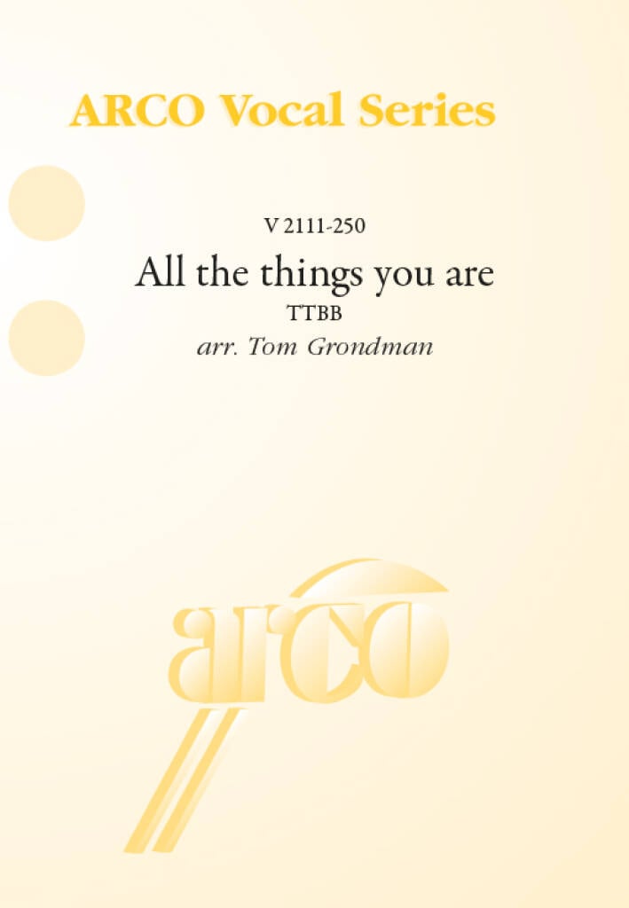 All the things you are